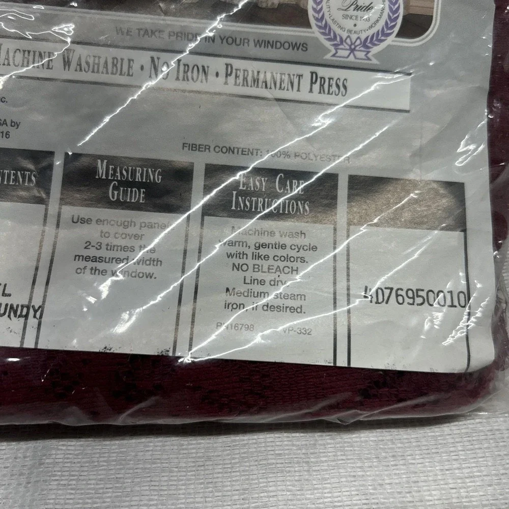 S. Litchenberg Floral Panel Burgundy 40
